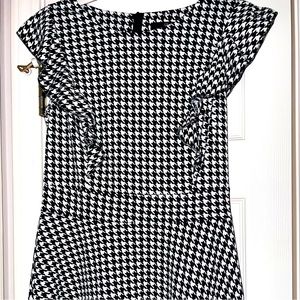 YATHON Women's Vintage Ruffle Floral Flared A Line Swing Dress